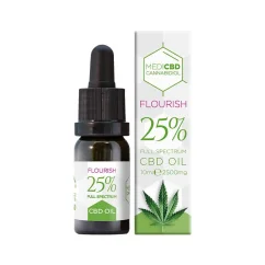 MediCBD CBD öljy Flourish, 25 % CBD, 2500 mg, 10 ml