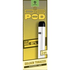 Czech CBD 10-OH-HHC Vape Pen disPOD Tabac Doré, 90 % 10-OH-HHC, 1 ml