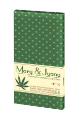 Euphoria Mary & Juana maitosuklaa kannabiksen kanssa siemenet (32 % kaakao), 80 g