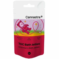 Cannastra THC+ Astro Bears Gelées de Bain Fraise, 10 pcs x 5 mg, 50 g