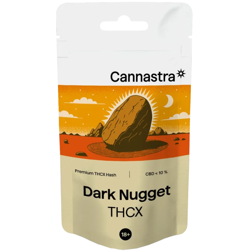 Cannastra THCX Hash Dark Nugget, 1 g – 100 g