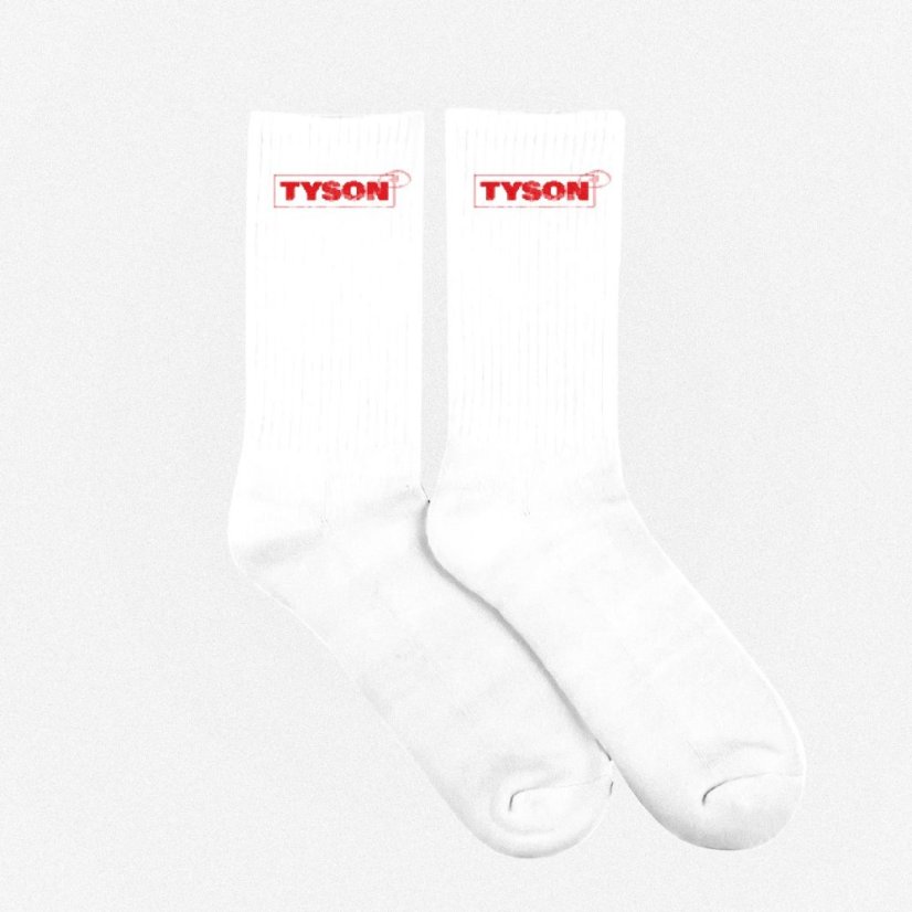 Tyson 2.0 Valkoiset sukat