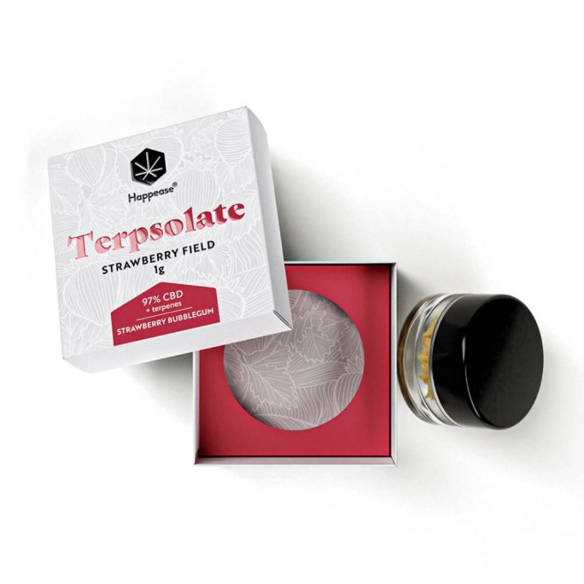 Happease - Extract Strawberry Field Terpsolate, 97% CBD, 1 g