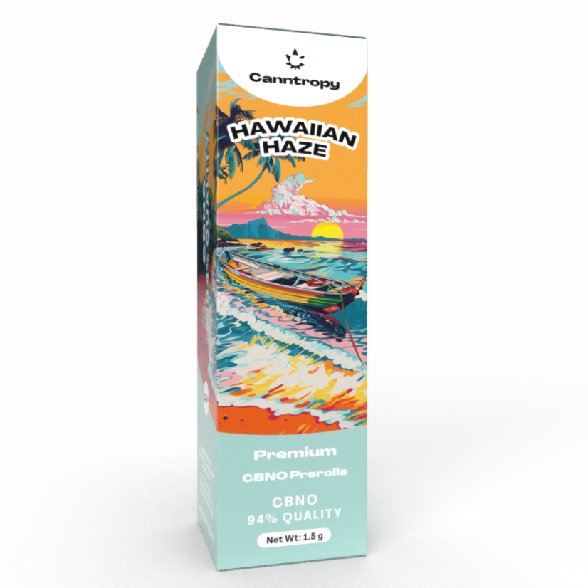 Canntropy CBNO Prerolls Hawaiian Haze, CBNO 94% laatua, 1,5 g