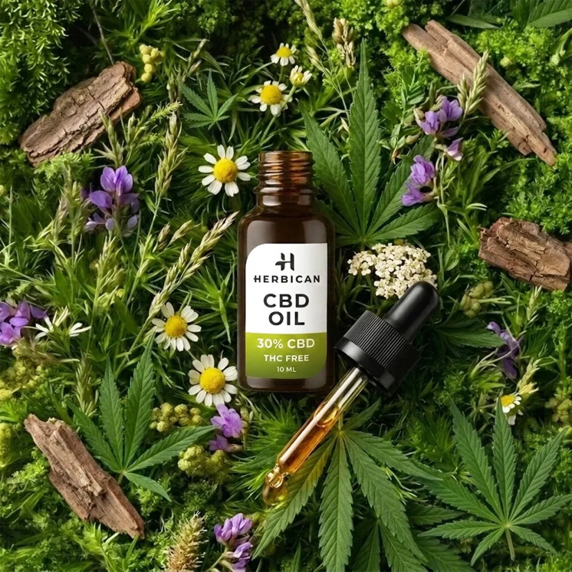 Herbican CBD-öljy THC-vapaa, 30 %, 10 ml