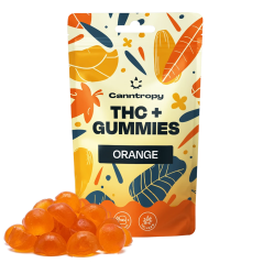 Canntropy THC+ Gummies Orange, 10pcs x 5mg, 50g