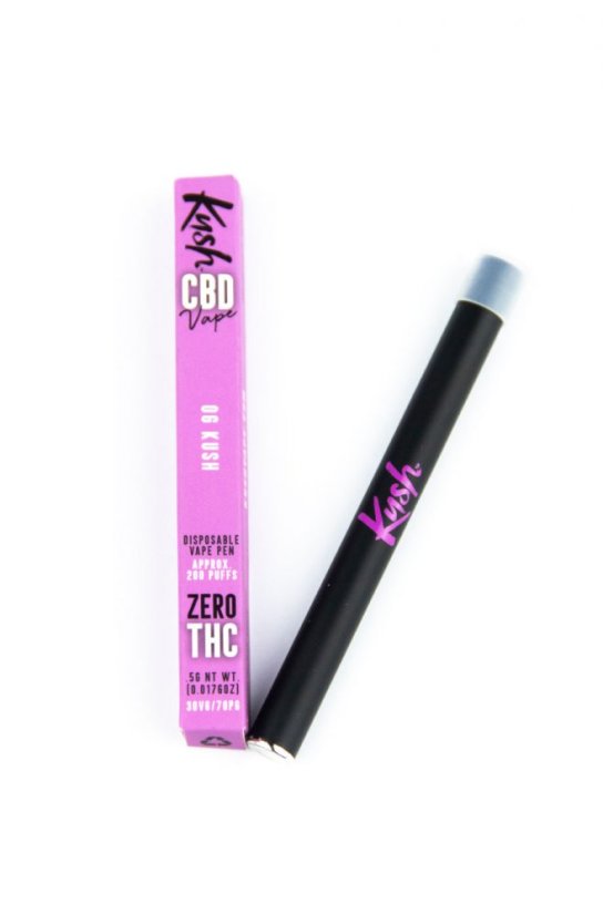 Kush Vape CBD Vaporizační pero, OG Kush, 200 mg CBD