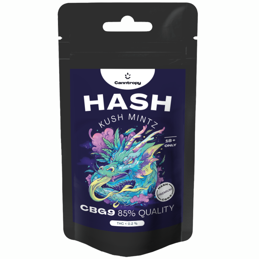 Canntropy CBG9 Hash Kush Mintz, CBG9 85 % laatua, 1 g - 100 g