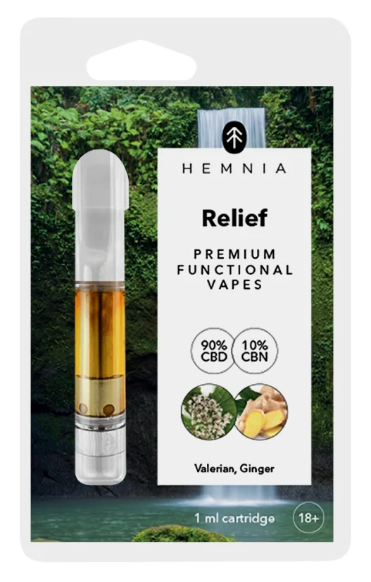 Hemnia Patruunapatruuna - 90 % CBD, 10 % CBN, valeriaana, inkivääri, 1 ml