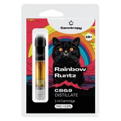 Canntropy Cartuș CBG9 Rainbow Runtz, CBG9 85% calitate, 1 ml