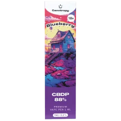 Canntropy CBDP Vape Pen Blueberry, CBDP 88% laatu, 1 ml