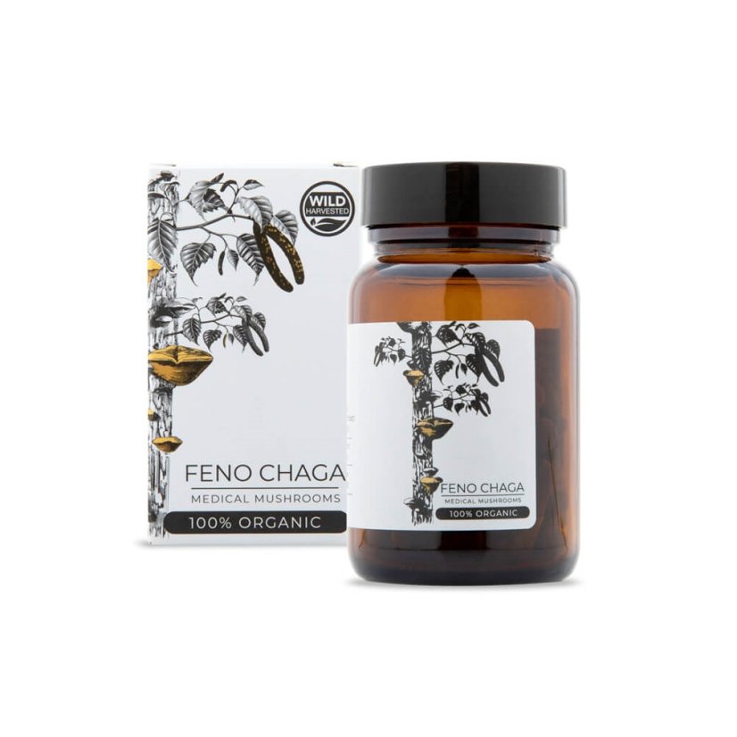 Endoca Luomu Feno Chaga, 30 kapselia