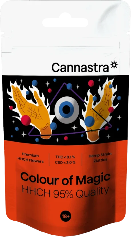 Cannastra HHCH Taikuuden kukkaväri, HHCH 95 % laatu, 1g - 100g
