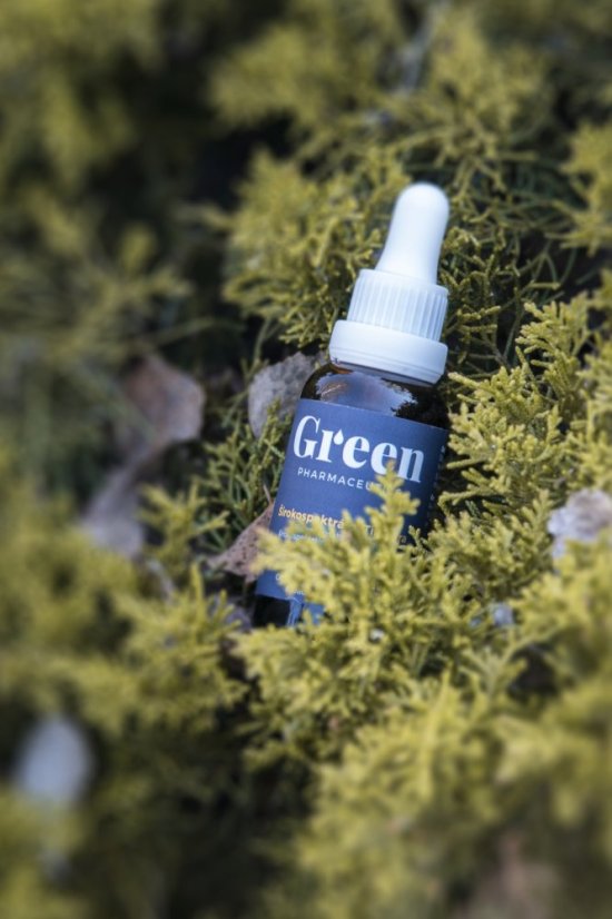 Green Pharmaceutics laaja kirjo NANO tinktuura, 300 mg CBD, 30 ml