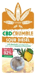 Euphoria Sour Diesel CBD Crumble (184 mg až 460 mg CBD)