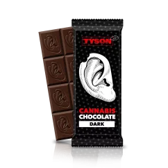 Tyson 2.0 Cannabis Chocolate - tumma, 100 g