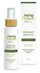 Hemp For Help Bio konopný tělový olej 100 ml