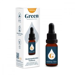 Green Pharmaceutics Amplio espectro tintura, 10 %, 1000 mg CDB, 10 ml