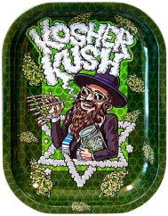 Best Buds Kosher Kush metāla velmēšanas paplāte Maza, 14x18 cm