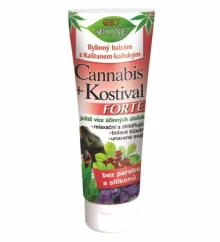 Bione Bylinný balzám s Kaštanem Koňským CANNABIS + KOSTIVAL FORTE, 200 ml