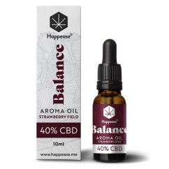 Happease Balance CBD Oil Strawberry Field, 40 % CBD, 4000 mg, 10 ml