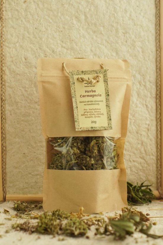 Dobre Konopi Kannabisyrtti Carmagnola CBD-silmuilla, 20 g