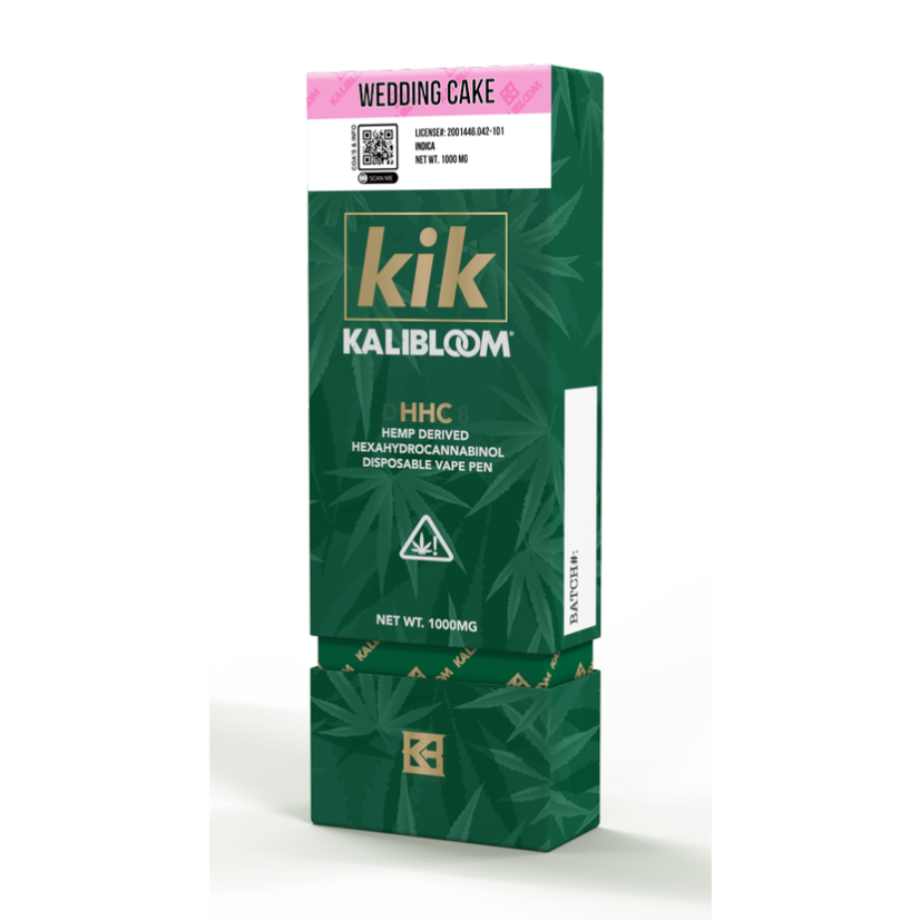 Kalibloom HHC Vape Pen Wedding Cake 90 %, 1000 mg HHC, 1 ml