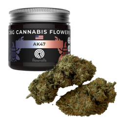 Flowrolls CBG Flower AK47 American Greenhouse, 1g - 10g