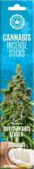 Incienso de cannabis en barra Cannabis seco y coco