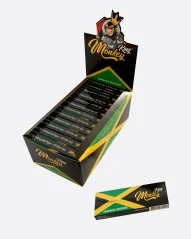 Monkey King Keskikokoiset 1¼ rullapaperit suodatinpäillä Jamaica, 1 vihko
