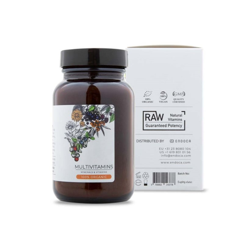 Endoca Luomumonivitamiinit, 90 g