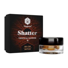 Happease - Kivonat Tropical Sunrise Shatter 58% CBD, 1 g
