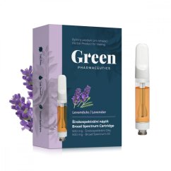 Green Pharmaceutics Broad Spectrum Inhaler Refill - Lavender, 500 mg CBD, 0,5 ml