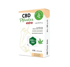 Cannadorra plastry CBD Extra duże, 800 mg CBD, bez THC, 8 szt.