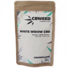 Cbweed CBD Konopný květ White Widow - 2 až 5 gramů