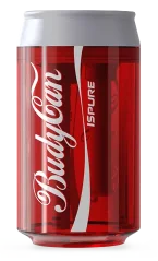 ISPURE Conductă de apă BudyCan, roșie