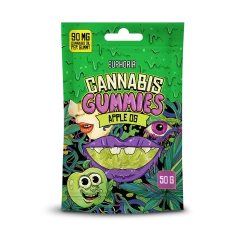 Euphoria Cannabis Gummies Apple OG, 50 g