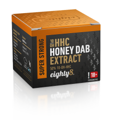 Eighty8 10-OH-HHC-uute Super Strong Honey Tab, 50 % 10-OH-HHC, 1 g