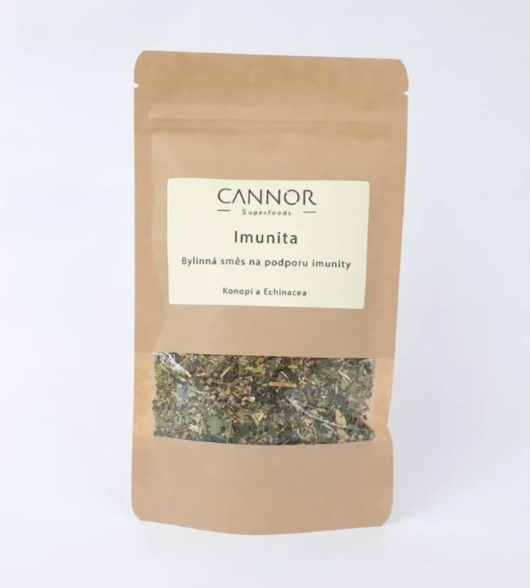 Cannor Yrttiseos immuniteetin tukemiseen - Kannabis ja Echinacea, 50 g