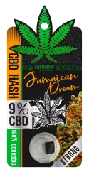 Euphoria CBD Hash 9% jamaicai Álom 1 g