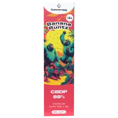 Canntropy CBDP Vape Pen Banana Runtz, CBDP 88% laatua, 1 ml