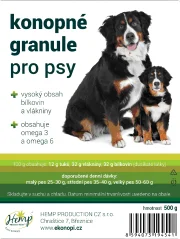 Hemp Production Konopné granule pro psy 500g
