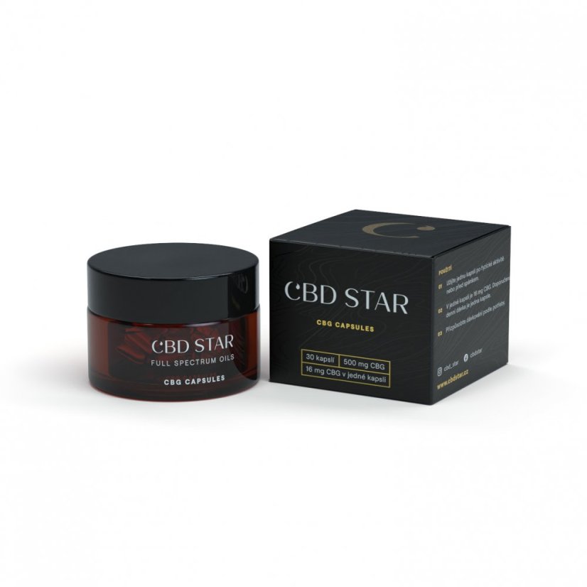 CBD Star CBG hamppu kapselit 5%, 500 mg, 30x16 mg