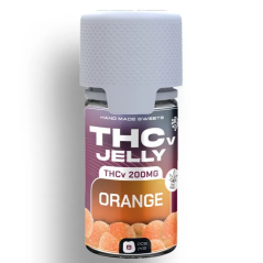 Czech CBD THCV Jelly Naranja, 25 mg THCV, 8 unidades
