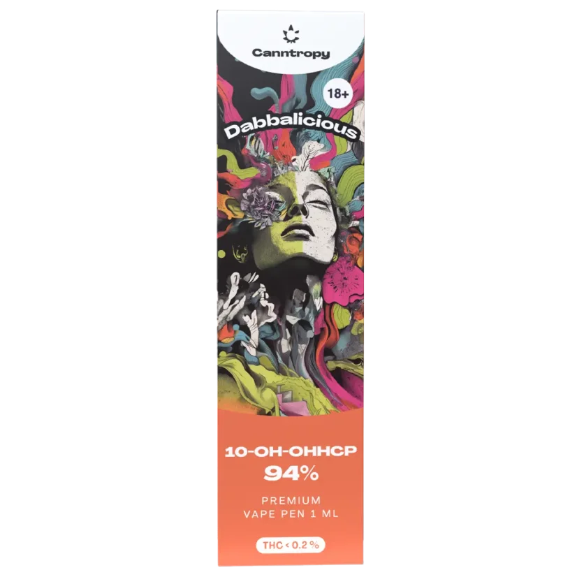 Canntropy 10-OH-HHCP Vape Pen Dabbalicious, 10-OH-HHCP 94% kvalita, 1 ml