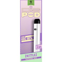 Stylo à vapoteuse Czech CBD 10-OH-HHC disPOD Zkittles, 90 % 10-OH-HHC, 1 ml