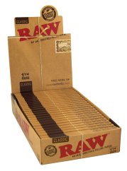 RAW nebielené krátke papieriky veľkosti 1¼ - 24 ks v box