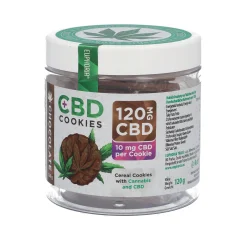 Euphoria CBD sušenky Čokoláda, 12 ks, 120 mg CBD