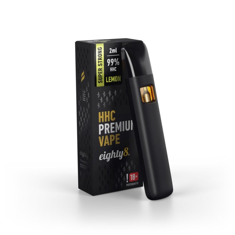 Eighty8 HHC Vape Lemon, 99 % HHC, 2 ml