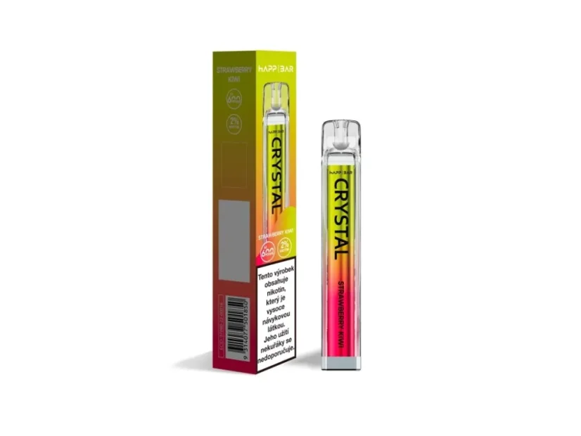 Happ Bar Crystal Vape Pen Strawberry Kiwi, 2 ml